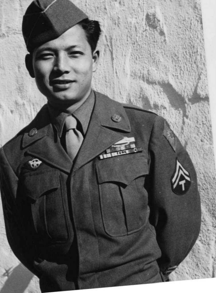 George Ow Sr. in his U.S. Army uniform
