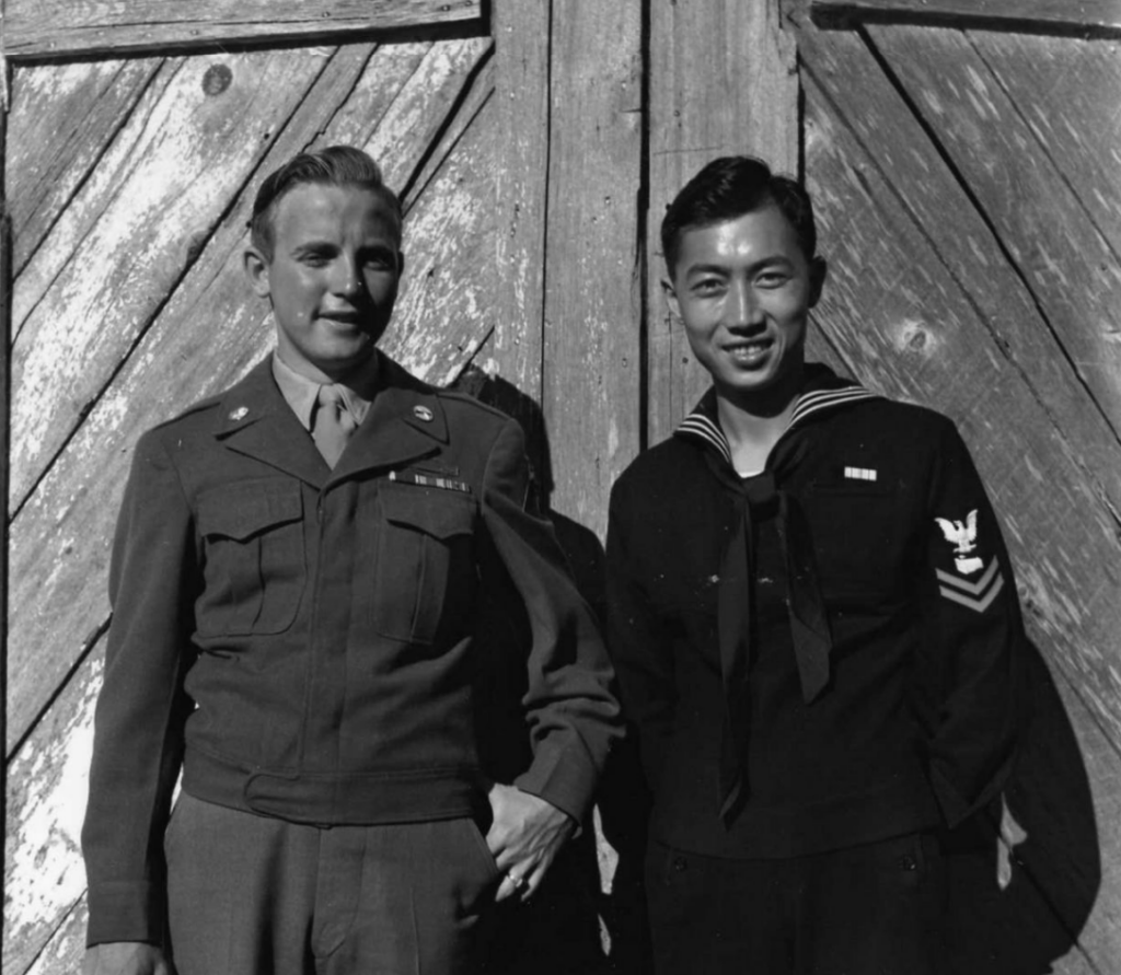 Uncle George and Earle Towne